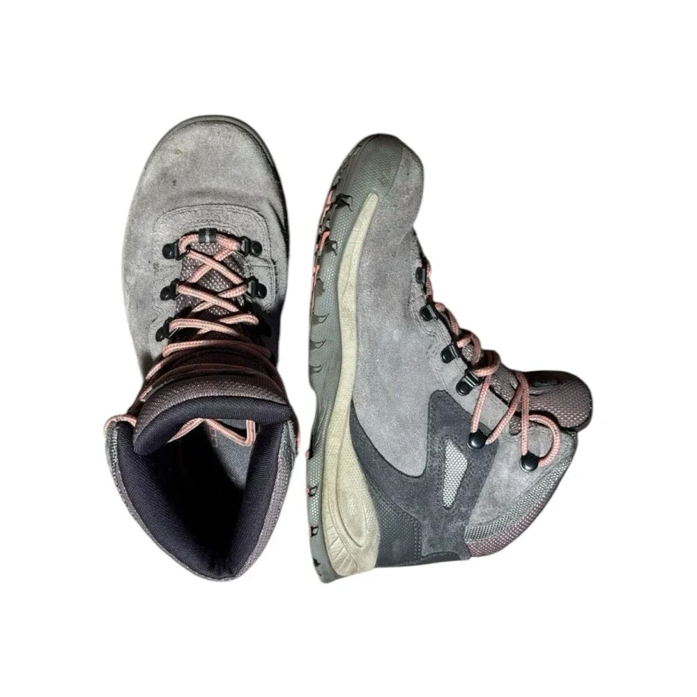 Columbia Womens Newton Ridge Plus Amped Hiking Boots Waterproof Suede Size 9.5
